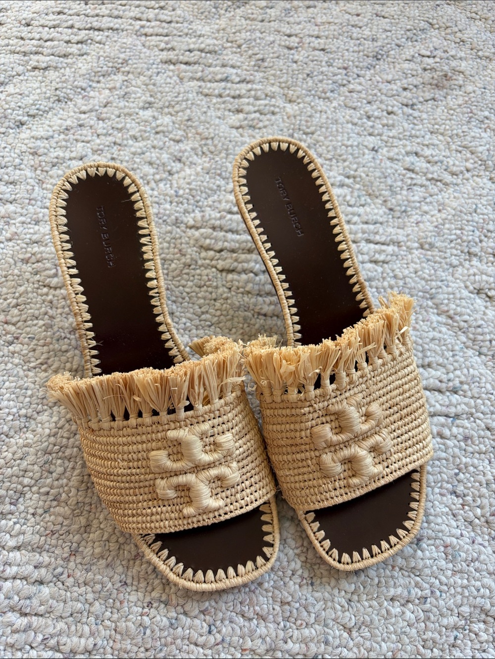 Tory Burch Raffia Heels